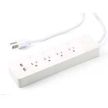 MP Us Smart WiFi Power Strip Alexa, Us Power Board 4 Outlet with 2 USB